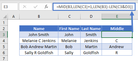 Separate First And Last Names Excel Amp Google Sheets Automate Excel