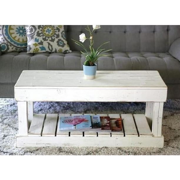 Slatted Bottom Coffee Table Walmart Com