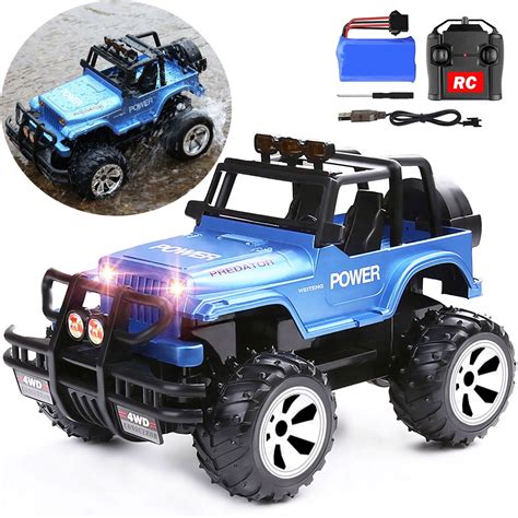 Small Remote Control Monster Police Truck Radio Control Police Car Toys