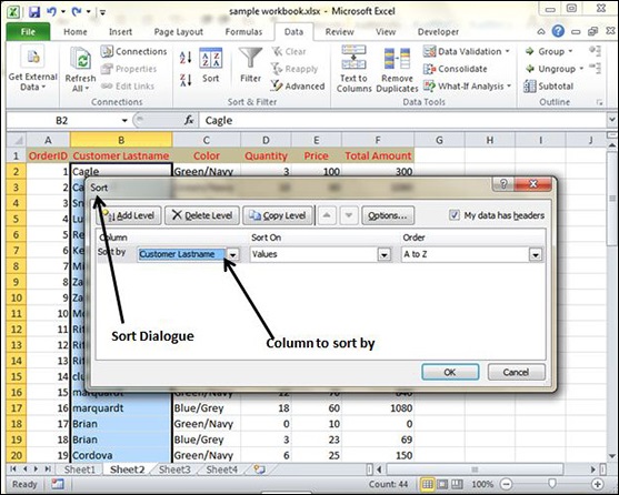 Sorting In Excel Examples How To Do Data Sorting