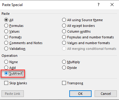 Subtract Multiple Cells Columns In Excel Google Sheets Automate Excel