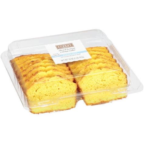 The Bakery At Walmart Lemon Sugar Free Sliced Creme Cake 16 Ounces 10