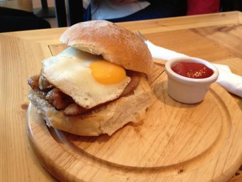 The Belfast Breakfast Bap From The City S St George S Market Dining And Cooking