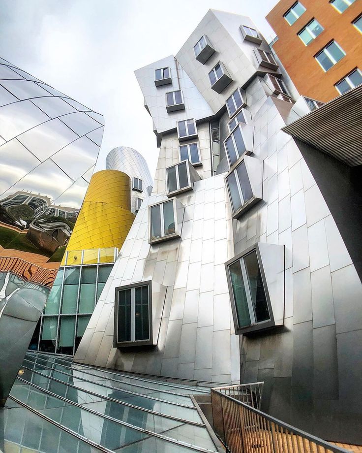 The Ray And Maria Stata Center Educational Building At Mit University In Cambridge Usa By