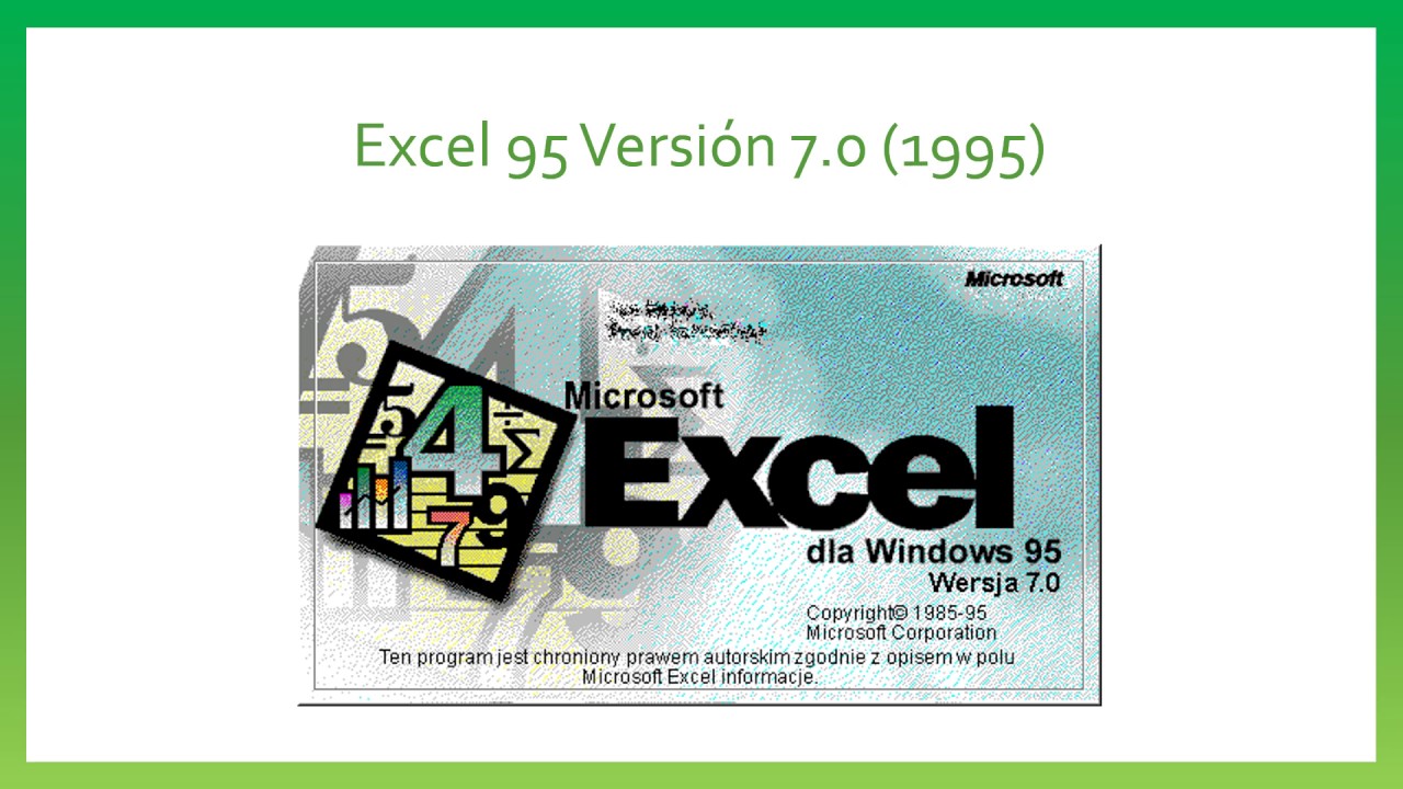 Todas Las Versiones De Excel Riset