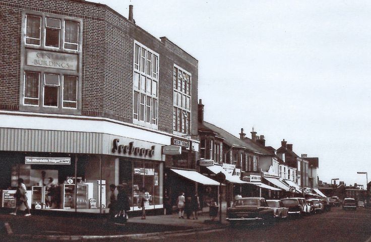 Top Of Broad Street Seaford 1960S The Seeboard Shop On The Corner Where Mum Would Pay Her