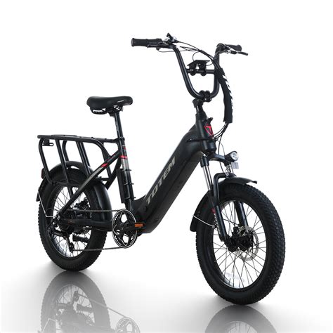 Totem Hauler 750W Electric Bike 20 3 0 Fat Tire Ebike 48V 15Ah