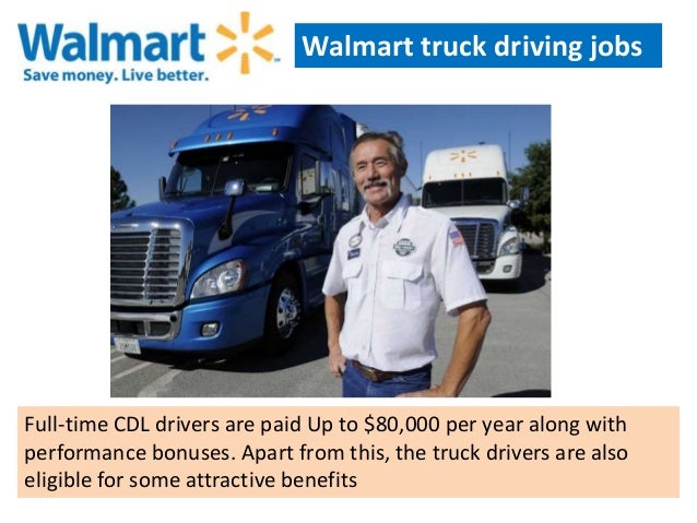 Truck Driving Jobs Walmart Careers