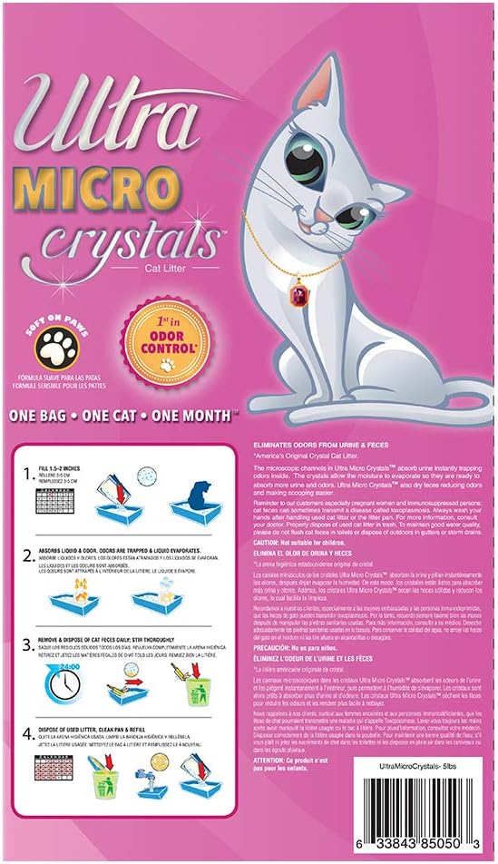 Ultra Micro Crystals Cat Litter 5 Lb Walmart Com Walmart Com