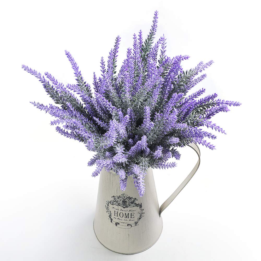 Unmissable Deal Artificial Fake Lavender Plastic Plant Flowers Home Garden Wedding Decor