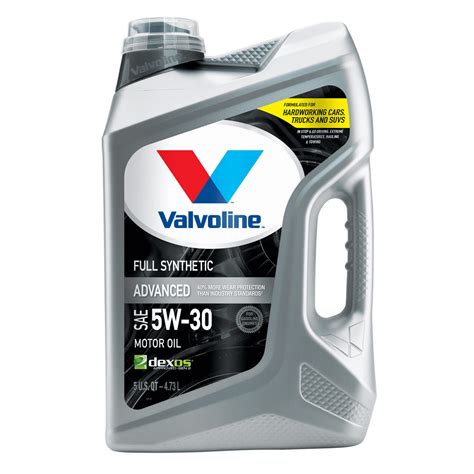 Valvoline Advanced Full Synthetic Sae 5W 30 Motor Oil 5 Qt Walmart Com Walmart Com