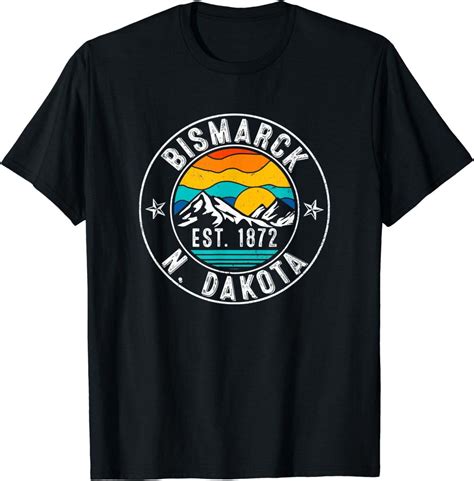 Vintage Bismarck North Dakota Nd Tee Throwback 70S 80S Retro Shirt