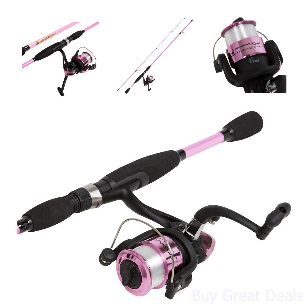 Wakeman Strike Series Spinning Fishing Rod And Reel Combo Fishing