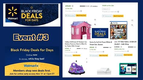 Walmart 3Rd Final Deals For Days Black Friday Event Ad Preview