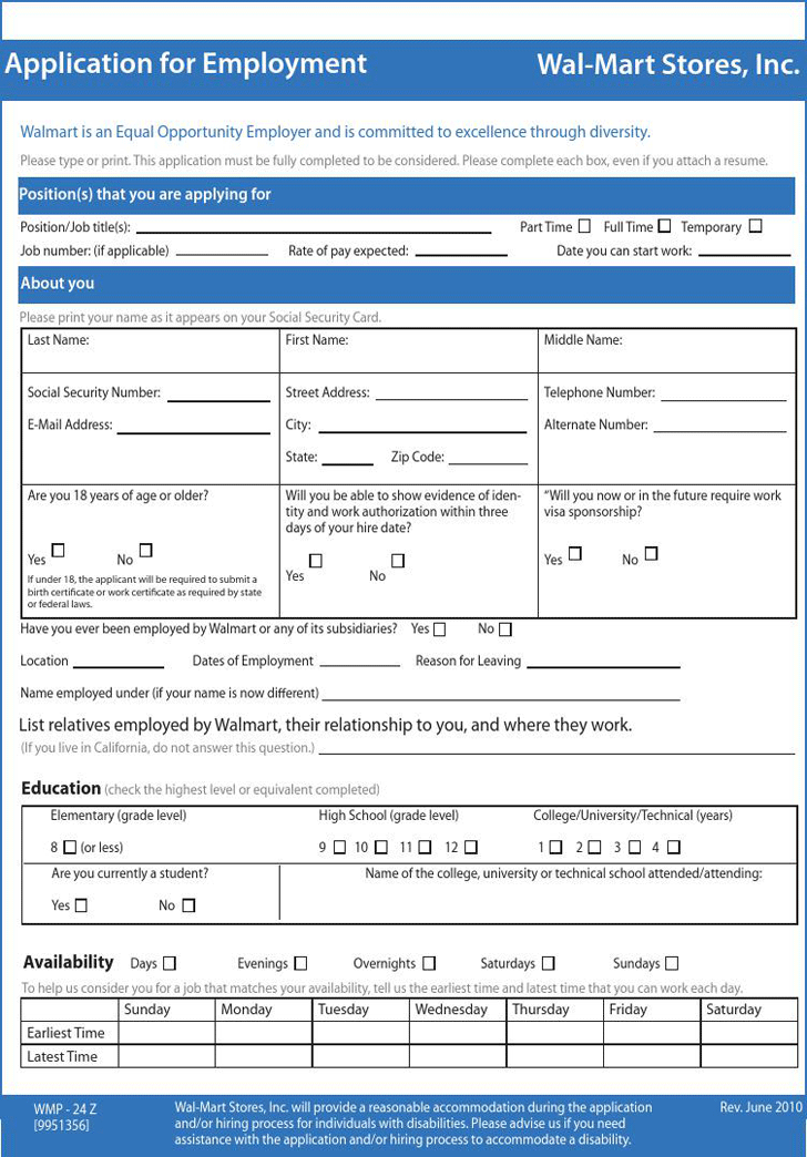 Walmart Application Status Politicalxoler