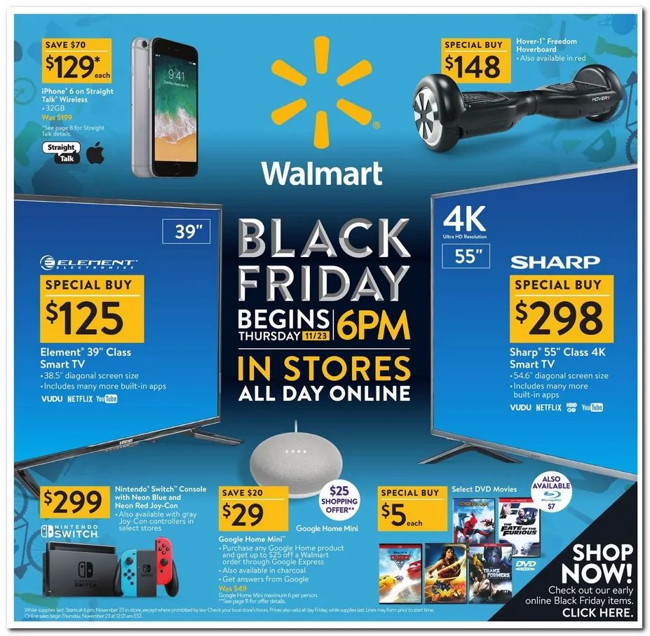 Walmart Black Friday Deals 2017 Ad Scan Youtube