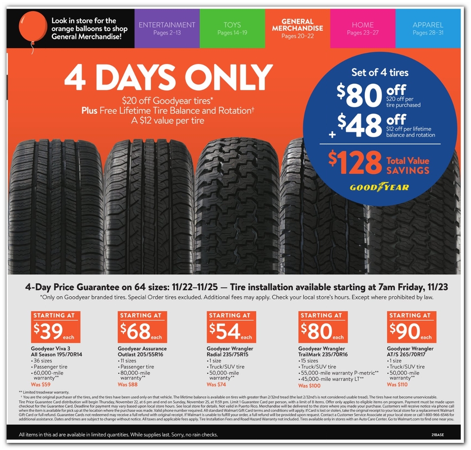 Walmart Black Friday Tire Sale 2024 Hilde Laryssa