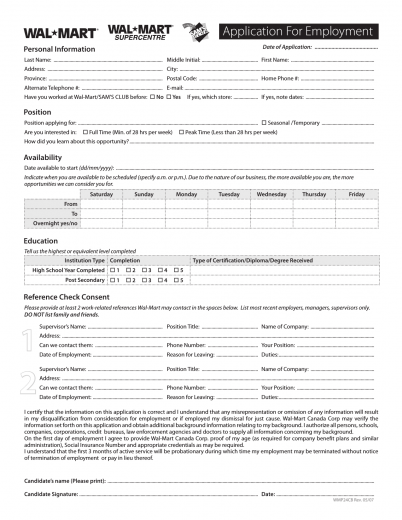 Walmart Job Application Form Apply Online 2024 Careers Job