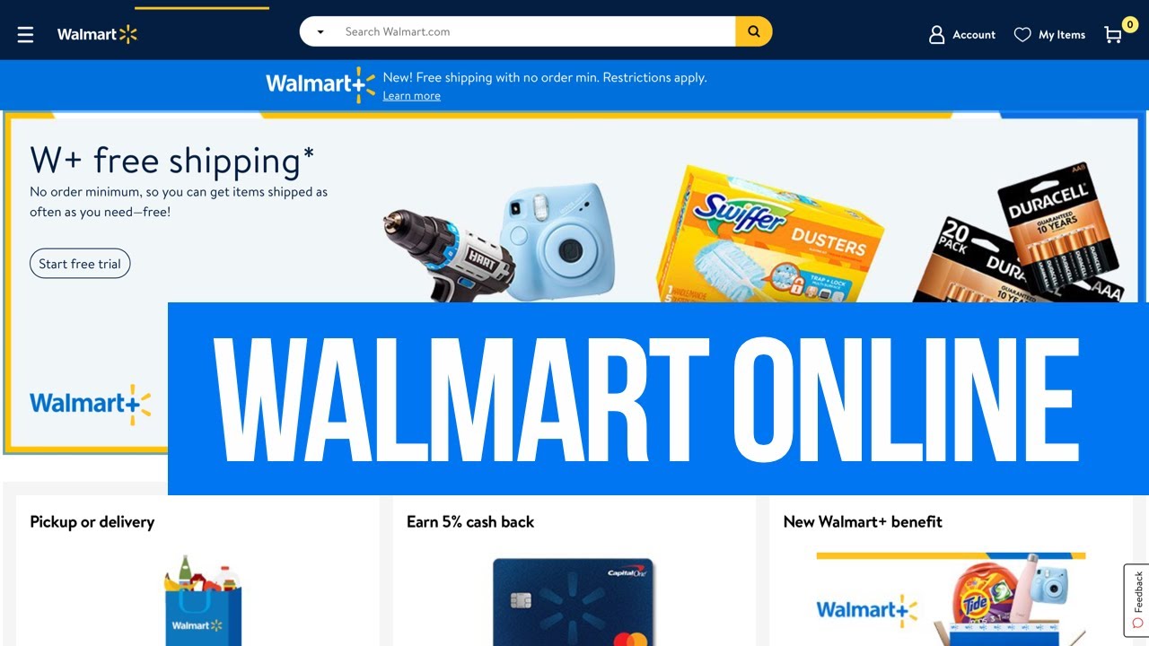 Walmart Online How To Create Account Order Online Devicemag