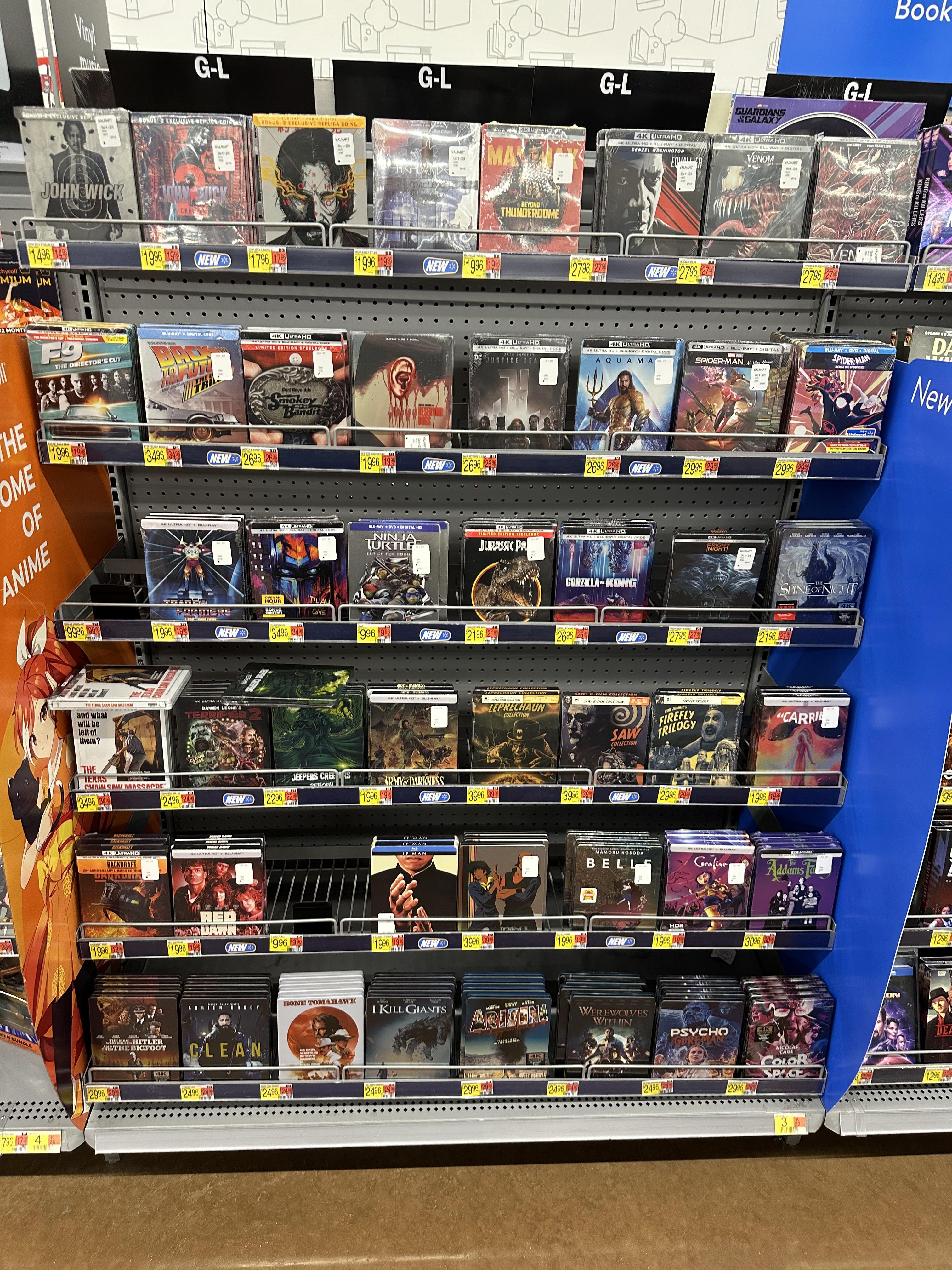 Walmart R Steelbooks