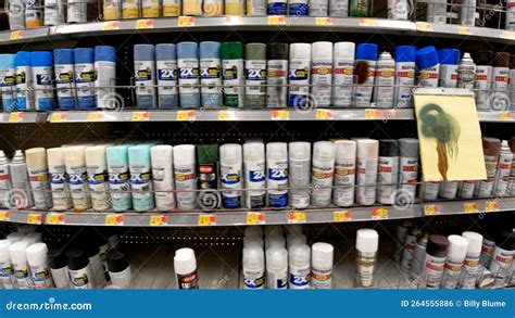 Walmart Super Center Retail Store Interior Spray Paint And Prices