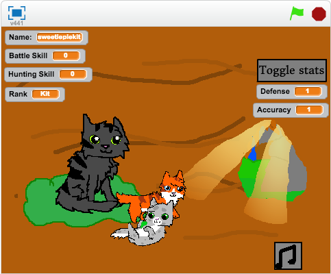 Warrior Cats Game On Scratch Singretpa