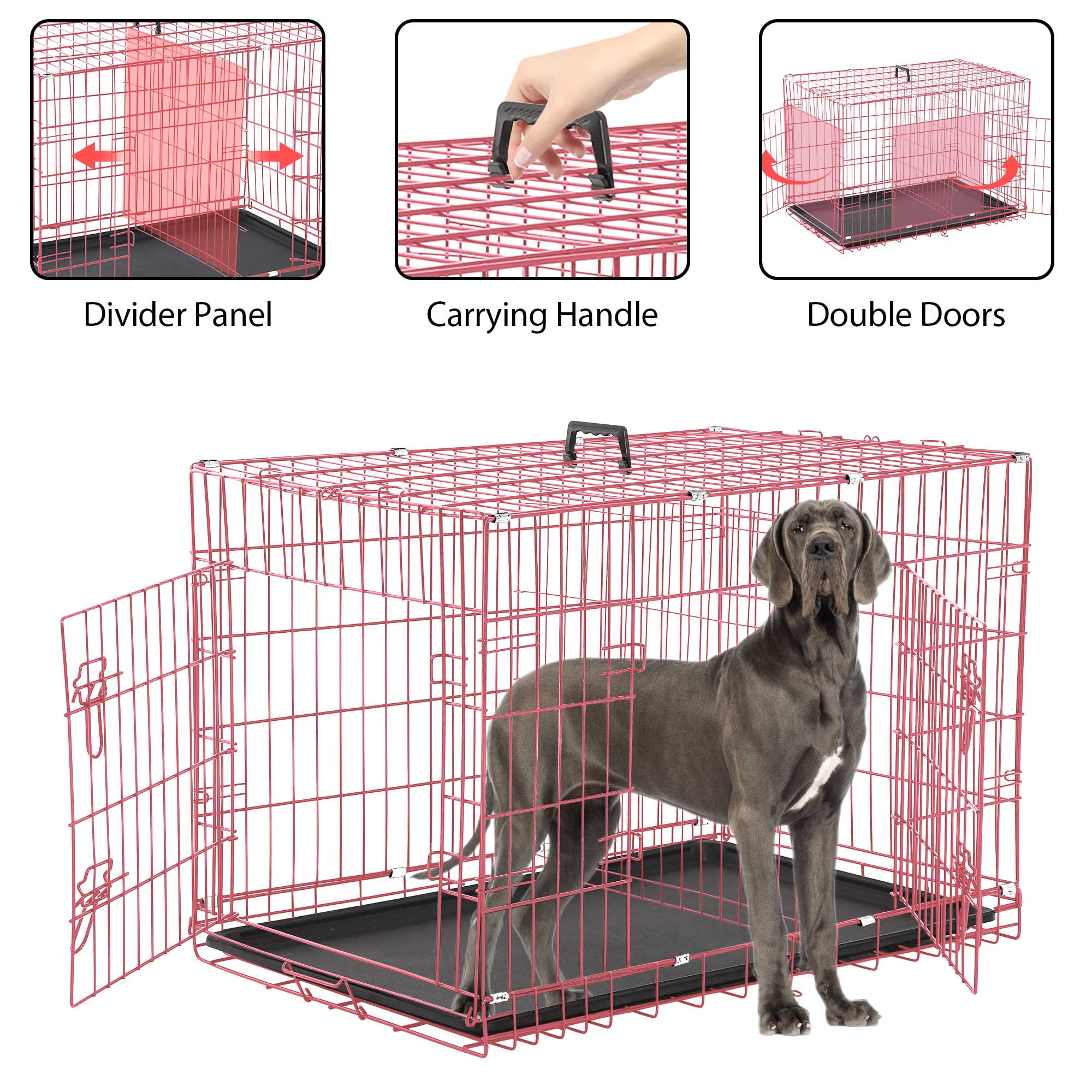 Yrllensdan 48 Inch Dog Crate Dog Crates And Kennels Togo Ubuy